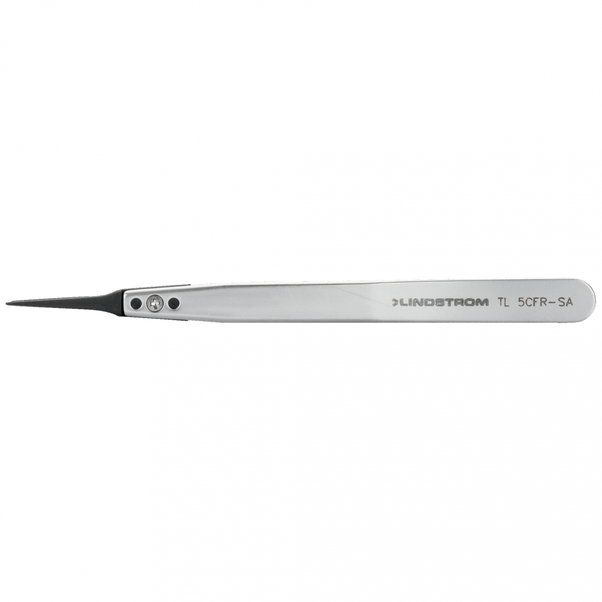 Lindström 碳纖維塑膠可更換尖端 ESD 安全鑷子 5CFR 型，尖端非常細而鋒利 TL5CFR-SA - 商品圖 2